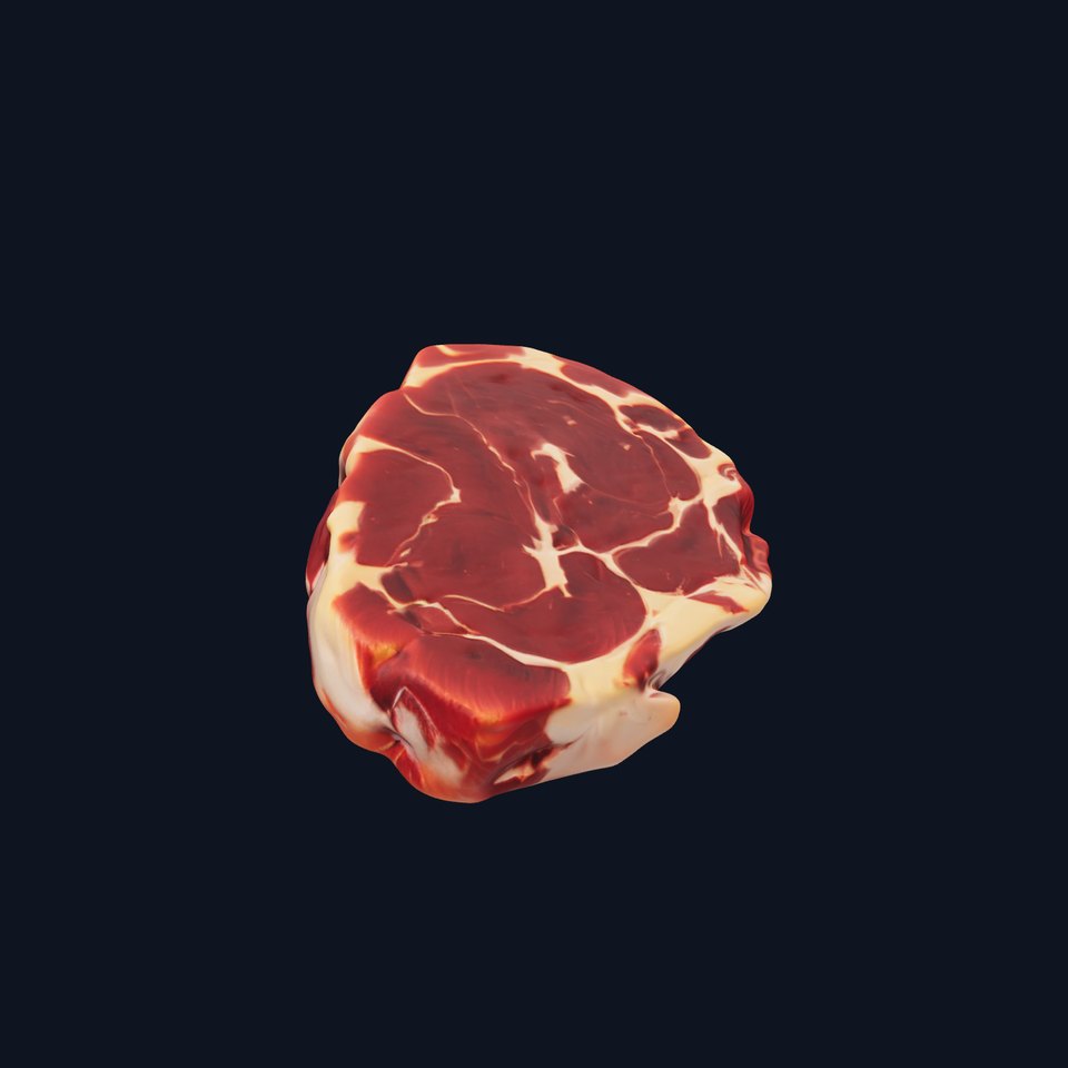 D Ribeye Steak Model Pack for Culinary Visualizations